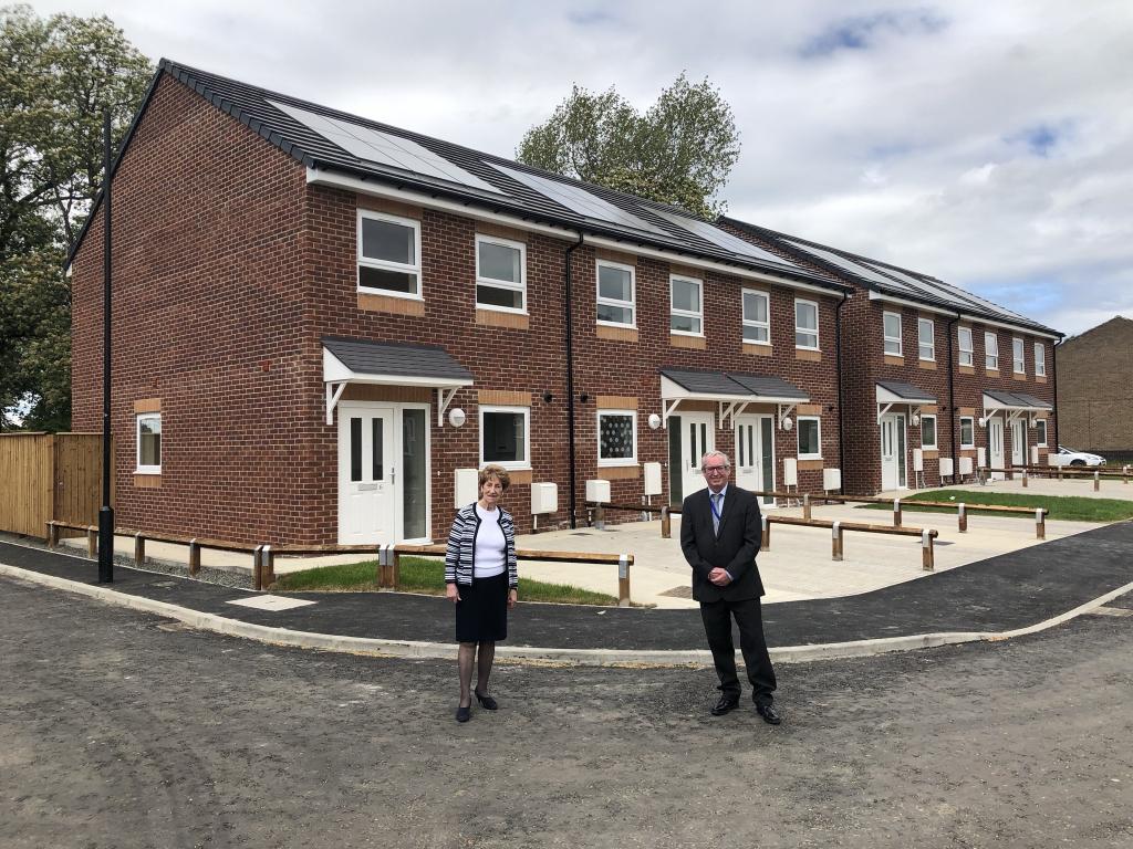 Council unveils energy-efficient affordable homes in Battle Hill