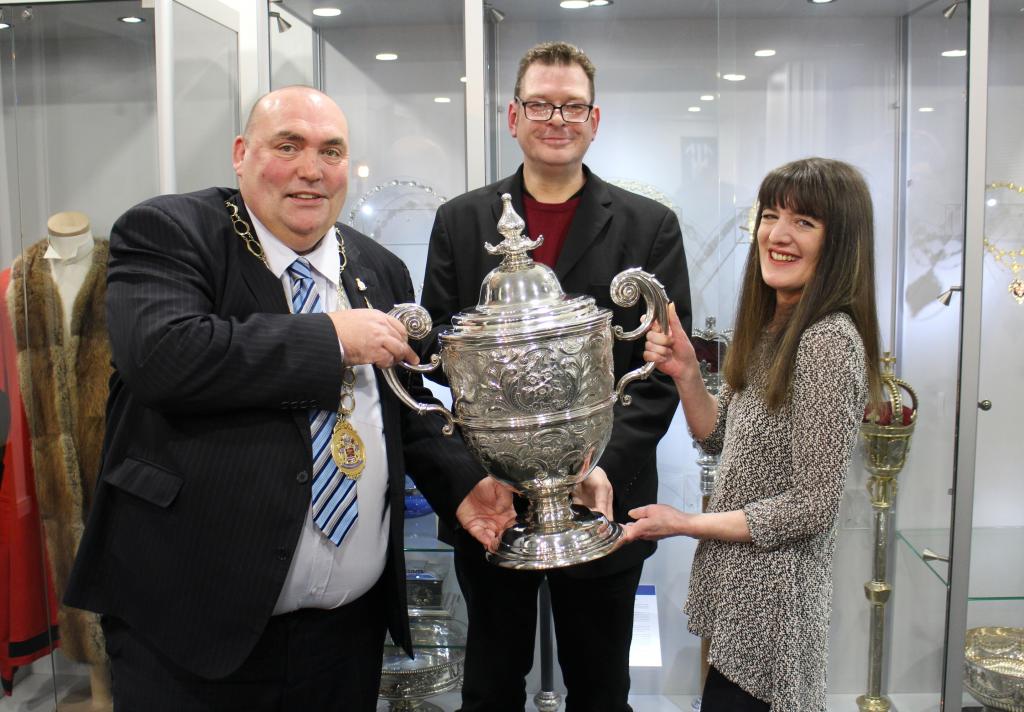 Cllr Gary Bell (left), pictured with Simon Fitzpatrick and Ema Lea of the Whitley Bay Film Festival