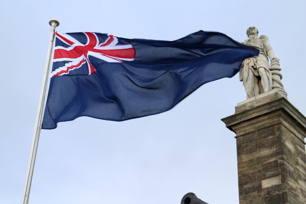 Collingwood Monument during last year's Trafalgar Day event