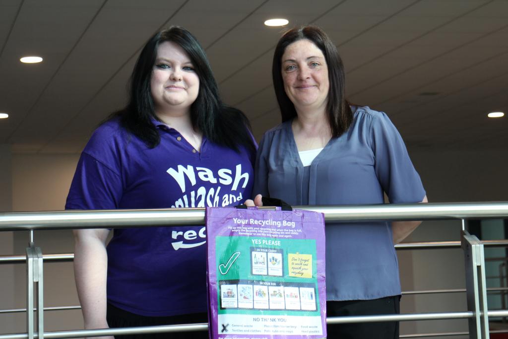 Maureen Gray (right) with Rebecca Wilson, of Groundwork