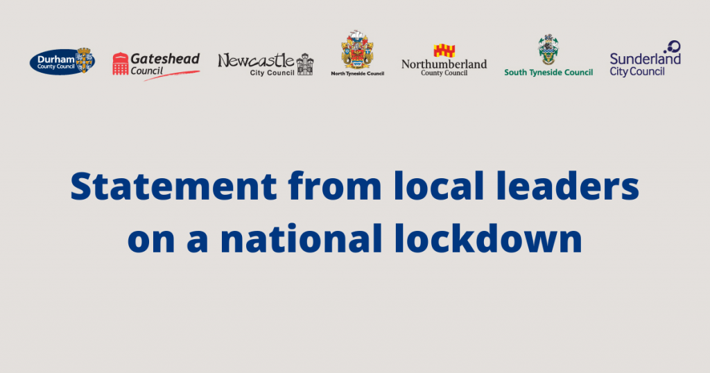 Statement from local leaders on a national lockdown