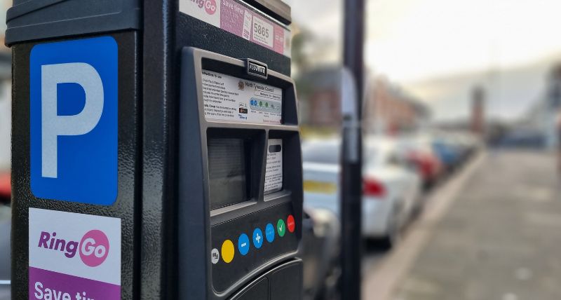 A parking meter