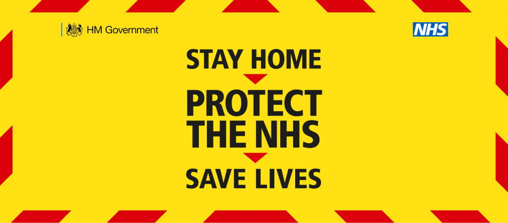 Stay at home to protect the NHS and save lives