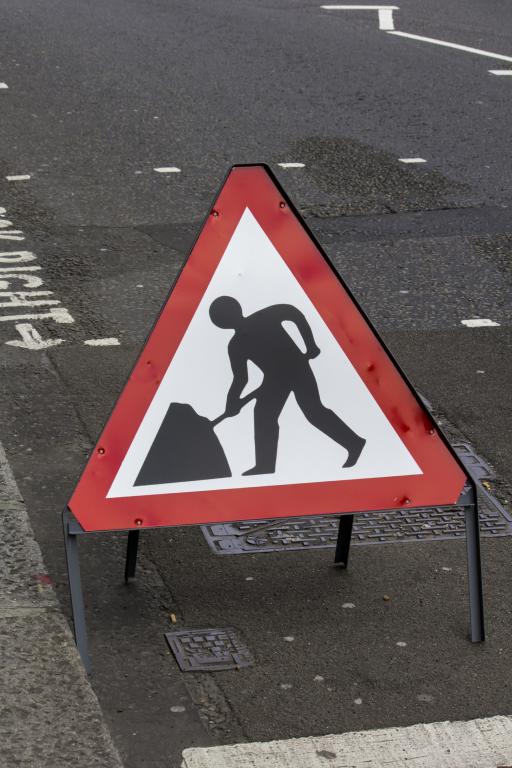 Roadworks Sign