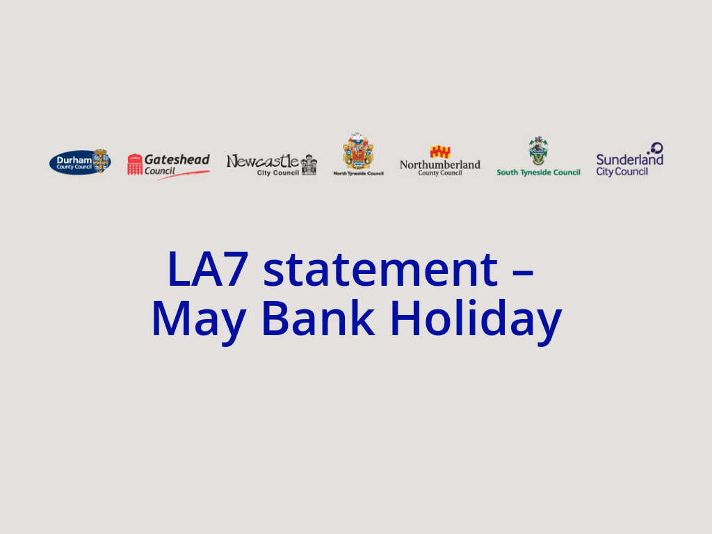 LA7 statement - May Bank Holiday - Carry on being cautious to limit virus spread