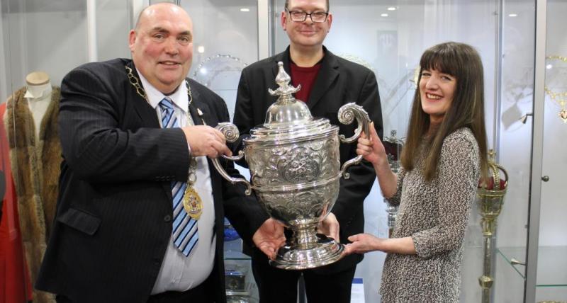 Cllr Gary Bell (left), pictured with Simon Fitzpatrick and Ema Lea of the Whitley Bay Film Festival