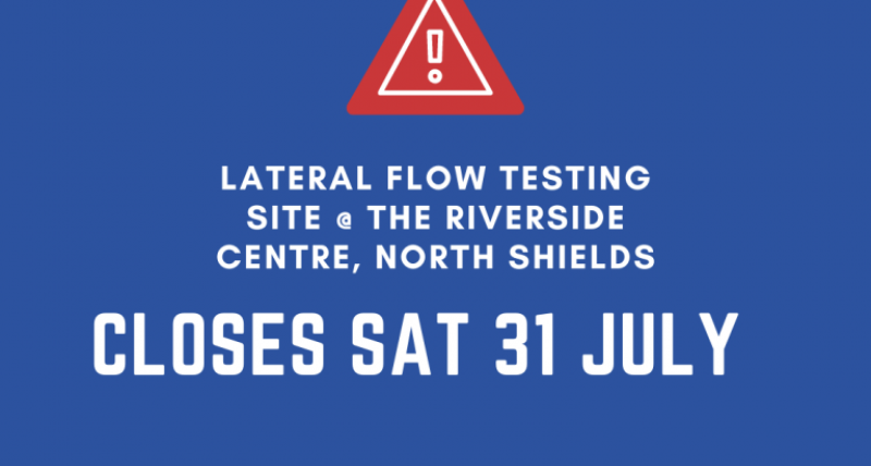  Rapid testing site in North Shields to close