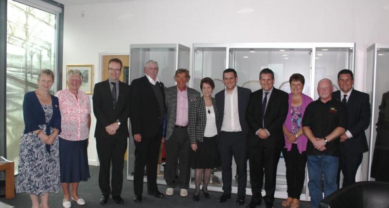 Elected Mayor Norma Redfearn with the residents who took part in the event