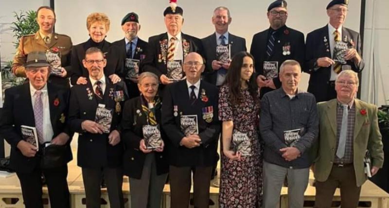 Veterans and contributors to the Veterans Voices anthology