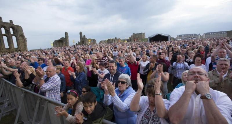 Crowd at the Mouth of the Tyne Festival in 2015 Crowd at the Mouth of the Tyne Festival in 2015
