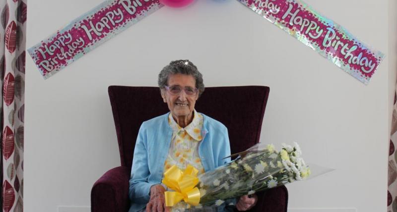 Muriel celebrates a very happy 90th birthday