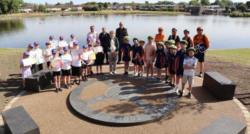 Reflection area opens at Killingworth Lakeside Park