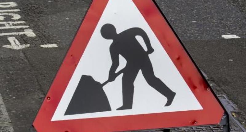 Roadworks Sign