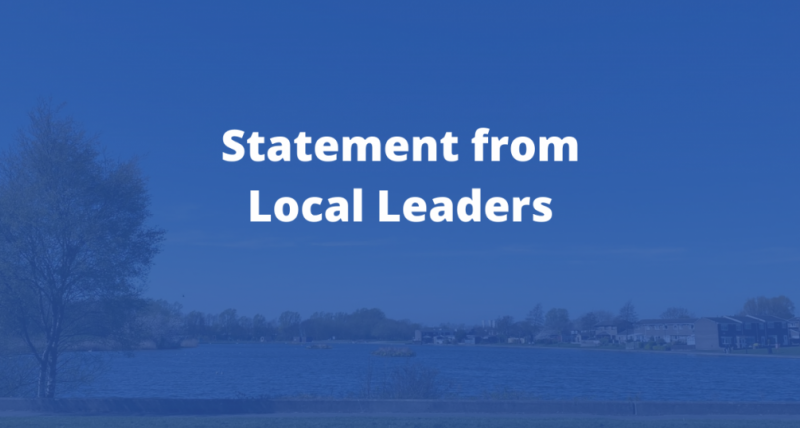 Statement from Local Leaders