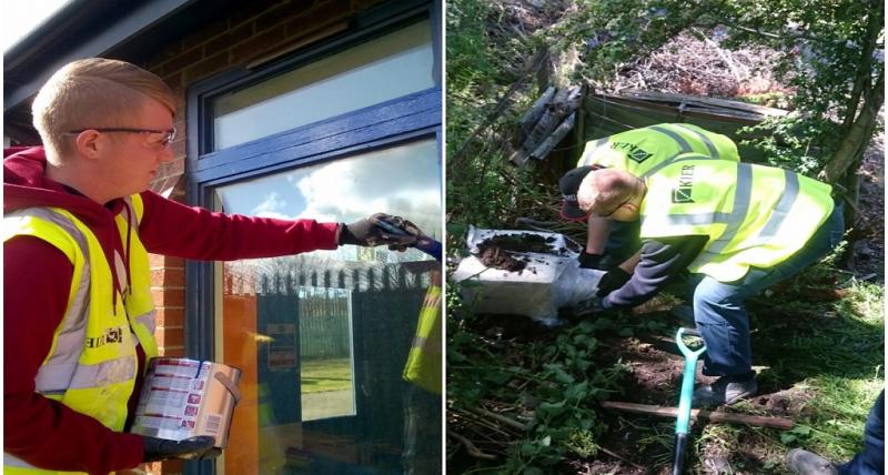 Trainees have worked on a range of environmental projects in their community Trainees have worked on a range of environmental projects in their community