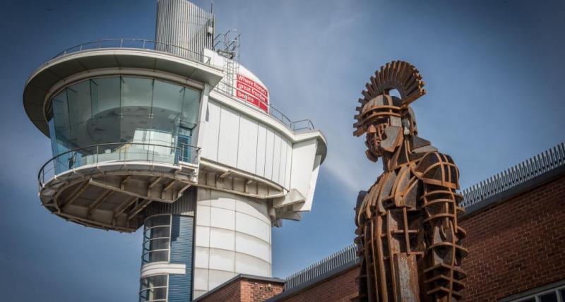 Centurion sculpture unveiled at Segedunum